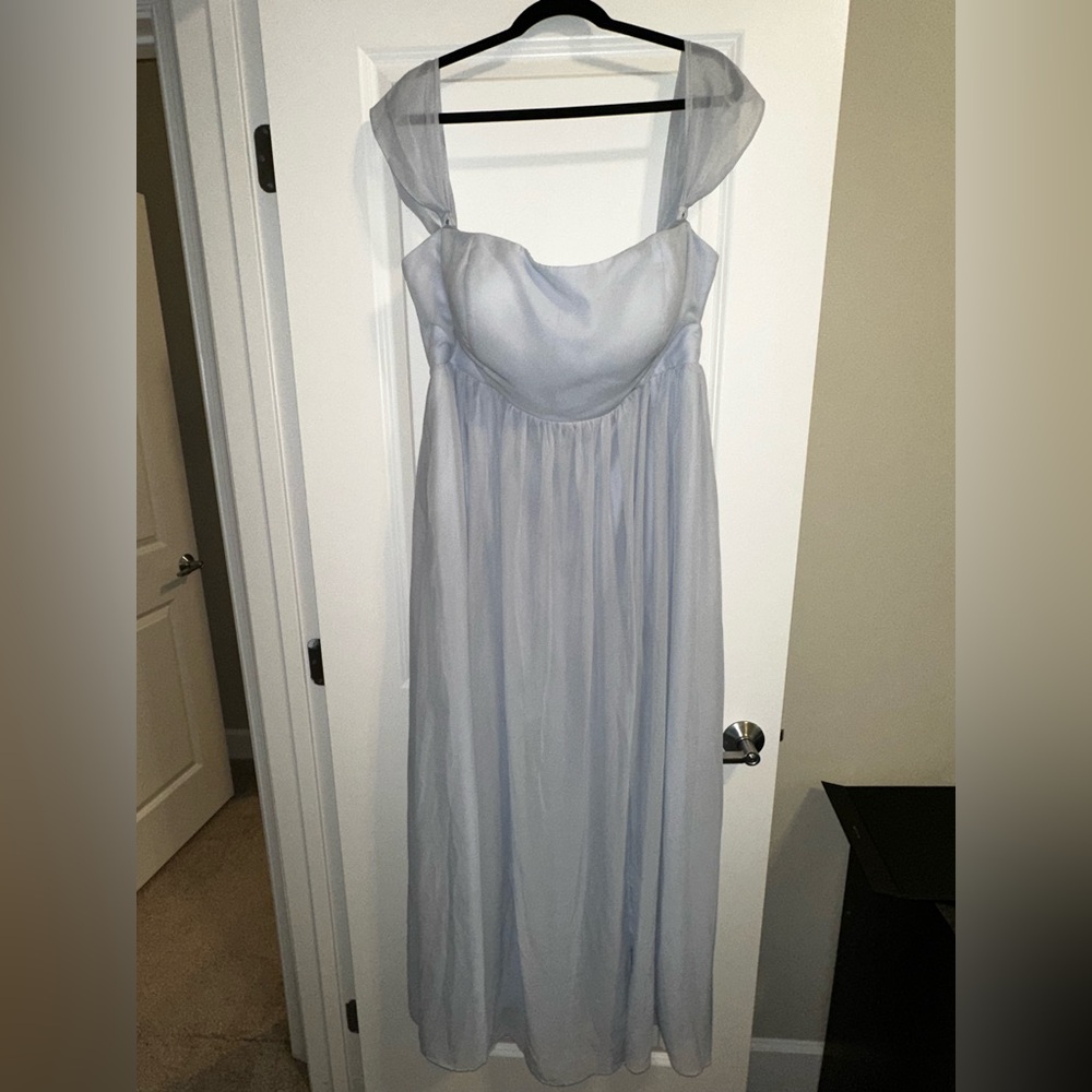 Birdy Grey August Dress - Convertible Ice Blue Chiffon New with Tags Size 1X/18